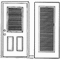Aluminum Blinds For Steel or Fiberglass Entry Doors