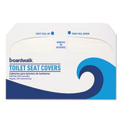Item BWKK1000B, Premium Half-Fold Toilet Seat Covers, 14.25 x 16.