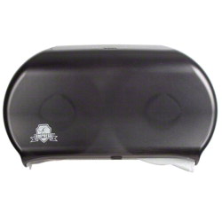 Item RJ4000, Empress Dispenser for 9" Jumbo Tissue Twin Black 1 / ea