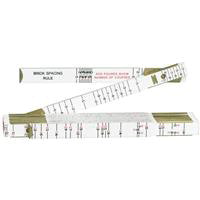 Item BCM04, <font face="Arial" size="2">
LUFKIN 636 BRICK SPACING RULER
</font>